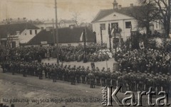 22.02.1919, Białystok, Polska.
Msza święta. Podpis: 