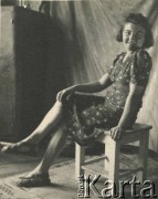 1943, Lwów.
Maria Bober z d. Dawidowicz.
Fot. Stanisław Bober, zbiory Ośrodka KARTA