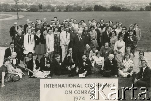 1974, Canterbury, Wielka Brytania.
Uczestnicy międzynarodowej konferencji conradowskiej 