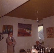 1980, brak miejsca.
Zdzisław Najder na konferencji.
Fot. NN, kolekcja Zdzisława Najdera, zbiory Ośrodka KARTA.