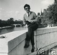 1962-1963, Paryż, Francja.
Zdzisław Najder na wakacjach.
Fot. NN, kolekcja Zdzisława Najdera, zbiory Ośrodka KARTA.