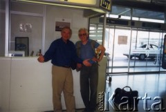 Lato 1999, Francja.
Zdzisław Najder (z prawej) i Marek Walicki.
Fot. NN, kolekcja Zdzisława Najdera, zbiory Ośrodka KARTA.