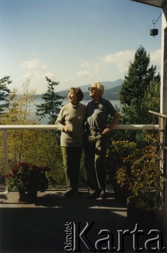 Początek lat 2000., Vancouver, Kanada.
Zdzisław Najder z żoną Haliną.
Fot. NN, kolekcja Zdzisława Najdera, zbiory Ośrodka KARTA.