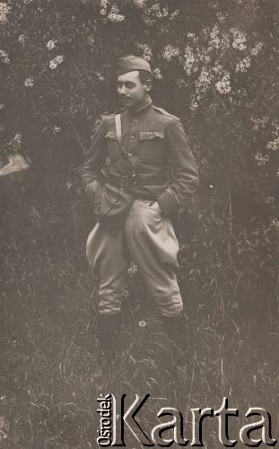 Ok. 1920, brak miejsca.
Portret amerykańskiego żołnierza.
Fot. NN, zbiory Ośrodka KARTA, udostępnił Tomisław Paciorek