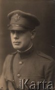 1920, brak miejsca.
Portret amerykańskiego żołnierza.
Fot. NN, zbiory Ośrodka KARTA, udostępnił Tomisław Paciorek