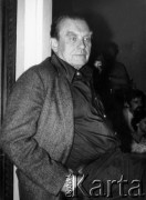 1980, Warszawa.
Czesław Miłosz na spotkaniu z czytelnikami w mieszkaniu Bąkowskich.
Fot. Marcin Jabłoński, zbiory Ośrodka KARTA