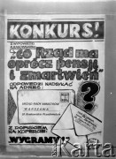 1981, Warszawa.
Plakat - 