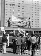 3-5.08.1981, Warszawa.
Strajk MZK, blokada ronda na skrzyżowaniu ul. Marszałkowskiej i Alej Jerozolimskich, hasło: 