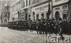 18.05.1935, Kraków, Polska.
Pogrzeb Marszałka Józefa Piłsudskiego. Napis pod zdjęciem: 
