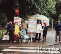 4.06.1989, Sztokholm, Szwecja.
 Wybory. Akcja informacyjna biura 