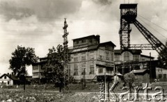 Przed 1939, Orłowa (Orlova), Zaolzie, Czechosłowacja.
Szyb górniczy 
