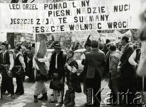 12.05.1981, Warszawa, Polska.
NSZZ 