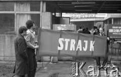 sierpień 1981, Warszawa, Polska.
Strajk w Zakładach Graficznych 
