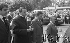 31.05.1981, Warszawa, Polska.
Pogrzeb Kardynała Stefana Wyszyńskiego - członkowie delegacji 