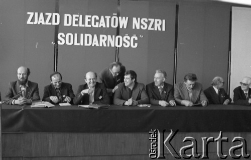 28-29.03.1981, Jarosław, Polska.
I Krajowy Ogólnopolski Zjazd NSZZ RI 