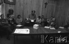 25.06.1981, Radom, Polska.
Obchody rocznicy Czerwca'76 - promocja książki 