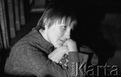 1981, Warszawa, Polska.
Urszula Ścibor-Rylska, żona autora zdjęcia.
Fot. Lech Ścibor-Rylski, zbiory Ośrodka KARTA/Independent Polish Agency (IPA) , przekazał Józef Lebenbaum