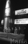 8.03.1981, Poznań, Polska.
Zjazd zjednoczeniowy NSZZ 