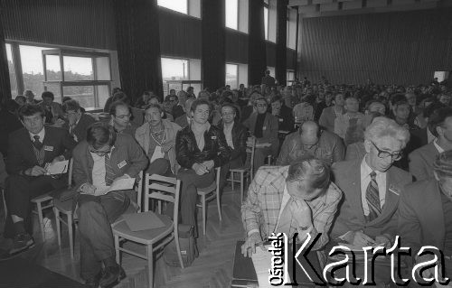 Czerwiec 1981, Warszawa, Polska.
Zakłady Mechaniczne im. Marcelego Nowotki, spotkanie delegatów NSZZ 