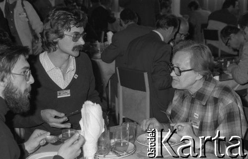 Czerwiec 1981, Warszawa, Polska.
Zakłady Mechaniczne im. Marcelego Nowotki, spotkanie delegatów NSZZ 