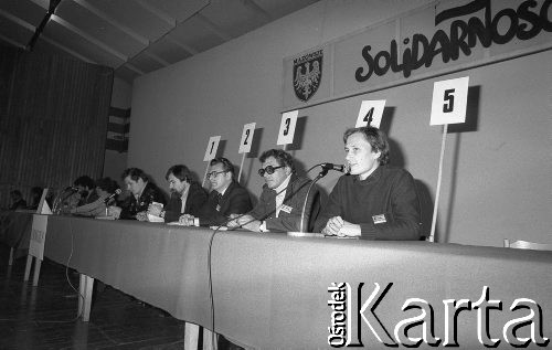 Czerwiec 1981, Warszawa, Polska.
Zakłady Mechaniczne im. Marcelego Nowotki, spotkanie delegatów NSZZ 