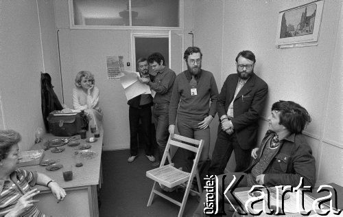 Czerwiec 1981, Warszawa, Polska.
Zakłady Mechaniczne im. Marcelego Nowotki, spotkanie delegatów NSZZ 