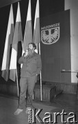 listopad 1981, Warszawa, Polska.
Zebranie Delegatów NSZZ 