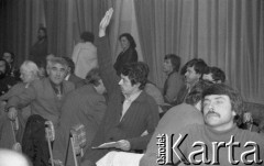 1981, Warszawa, Polska.
Wybory nowego Zarządu NSZZ 