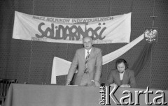 1981, Polska.
Zjazd NSZZ RI 