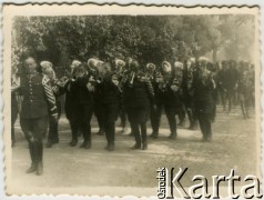 1933-1938, Polska.
Orkiestra wojskowa oddziału kawalerii.
Fot. NN, zbiory Ośrodka KARTA, udostępniła Halina Cieszkowska