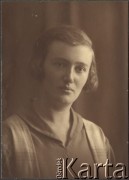1920-1930, brak miejsca.
Portret Jadwigi Cybulskiej.
Fot. NN, zbiory Ośrodka KARTA, udostępniła Joanna Majewska