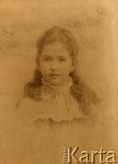 XIX wiek, brak miejsca.
Portret Jadwigi Sznepel.
Fot. NN, zbiory Ośrodka Karta, udostępniła Elżbieta Bakanowska