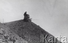 1941-1944, Kołyma, Jakucka ASRR, ZSRR.
Odkrywkowa kopalnia złota w obozie Kołyma.
Fot. NN, zbiory Ośrodka KARTA