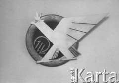 1938-1939, Polska.
Odznaka pułku lotniczego.
Fot. NN, album lotnika Tadusza Hojdena udostępniła Marzena Deniszczuk-Czerniecka
 
