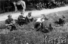 Prawdopodobnie 11.07.1944, okolice Mejszagoły, pow. Wileńsko-Trocki.
Oddział partyzancki Bazy z Kedywu Komendy Okręgu Wileńskiego AK w czasie akcji 