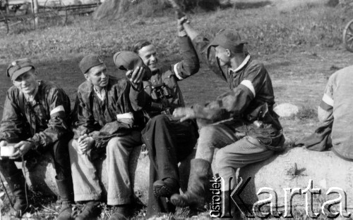 14.07.1944, Ciechanowiszki, pow. Wileńsko-Trocki.
Oddział partyzancki Bazy z Kedywu Komendy Okręgu Wileńskiego AK w czasie akcji 