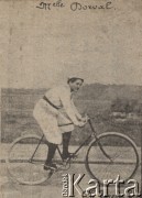 Początek XX w., brak miejsca.
Cyklistka Dorval.
Fot. Charles Barenne, zbiory Ośrodka Karta, udostępniło Warszawskie Towarzystwo Cyklistów (WTC).