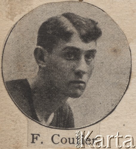 Początek XX w., brak miejsca.
Portret F. Coutiera.
Fot. NN, zbiory Ośrodka Karta, udostępniło Warszawskie Towarzystwo Cyklistów (WTC).