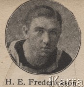Początek XX w., brak miejsca.
Portret H. E. Fredericksona.
Fot. NN, zbiory Ośrodka Karta, udostępniło Warszawskie Towarzystwo Cyklistów (WTC).