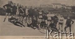 Wiosna 1899, Giessen, Cesarstwo Niemieckie.
Franz Verheyen z uczniami w Giessen.
Fot. NN, zbiory Ośrodka Karta, udostępniło Warszawskie Towarzystwo Cyklistów (WTC).