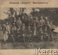 1905-1906, Warszawa, Polska pod zaborem rosyjskim.
Otwarcie 