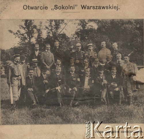 1905-1906, Warszawa, Polska pod zaborem rosyjskim.
Otwarcie 