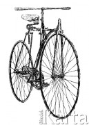 XIX wiek, brak miejsca.
Rower skonstruowany w 1885 roku.
Fot. NN, zbiory Ośrodka Karta, udostępniło Warszawskie Towarzystwo Cyklistów (WTC).