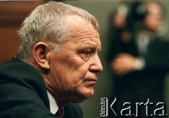 1988, Warszawa, Polska.
Premier Mieczysław Rakowski w Sejmie.
Fot. Wojciech Druszcz, zbiory Ośrodka KARTA