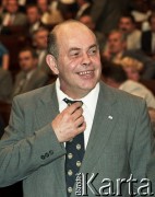 1989, Warszawa, Polska.
Jacek Kuroń podczas obrad Sejmu.
Fot. Wojciech Druszcz, zbiory Ośrodka KARTA