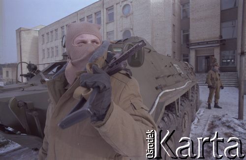 1991, Wilno, Litwa.
Miasto w okresie interwencji wojsk radzieckich.
Fot. Wojciech Druszcz, zbiory Ośrodka KARTA