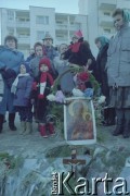 Wiosna 1991, Wilno, Litwa.
Miasto po interwencji wojsk radzieckich.
Fot. Wojciech Druszcz, zbiory Ośrodka KARTA