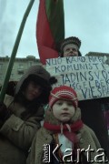 1990-1991, Wilno, Litwa.
Manifestacja.
Fot. Wojciech Druszcz, zbiory Ośrodka KARTA