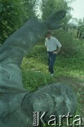 Wrzesień 1991, Ryga, Łotwa
Zdemontowany pomnik Włodzimierz Lenina. 
Fot. Wojciech Druszcz, zbiory Ośrodka KARTA
