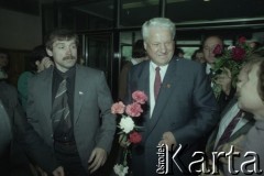 Wiosna 1991, Moskwa, Rosja.
Kampania prezydencka, Borys Jelcyn podczas spotkania z wyborcami.
Fot. Wojciech Druszcz, zbiory Ośrodka KARTA